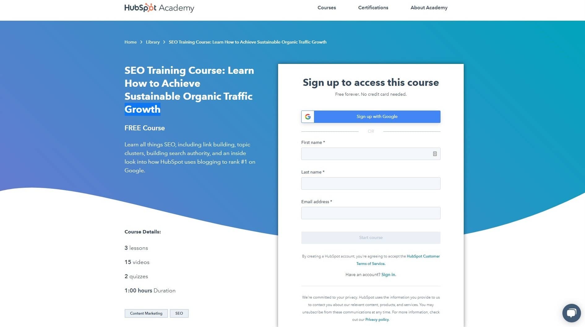 hubspot SEO that works